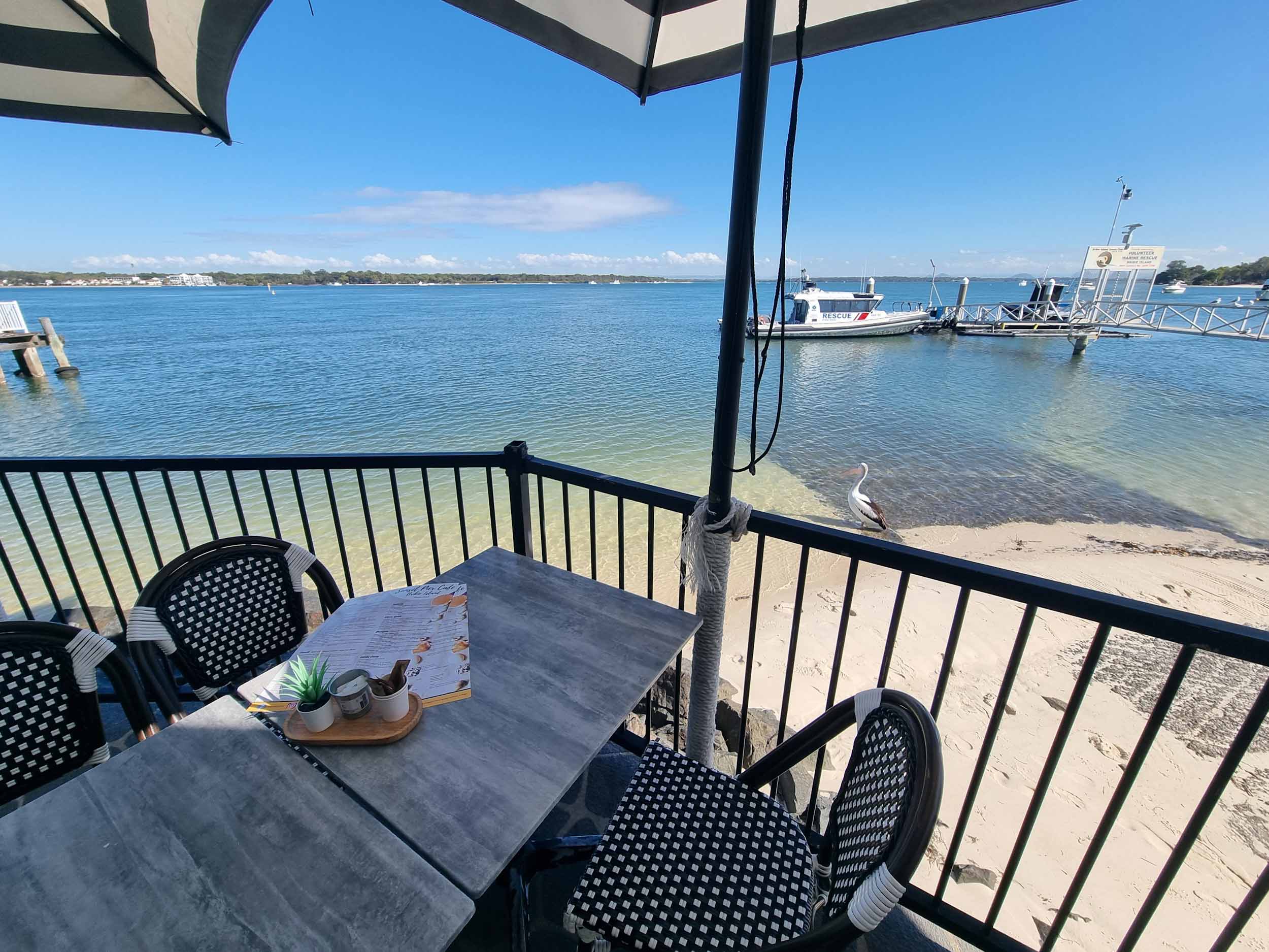 Cafes and Restaurants with a view around Sandstone Point & Bribie Island